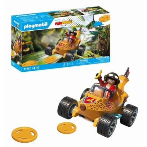 Playmobil - Jucarie de rol Cursa cu Banana - imagine 7